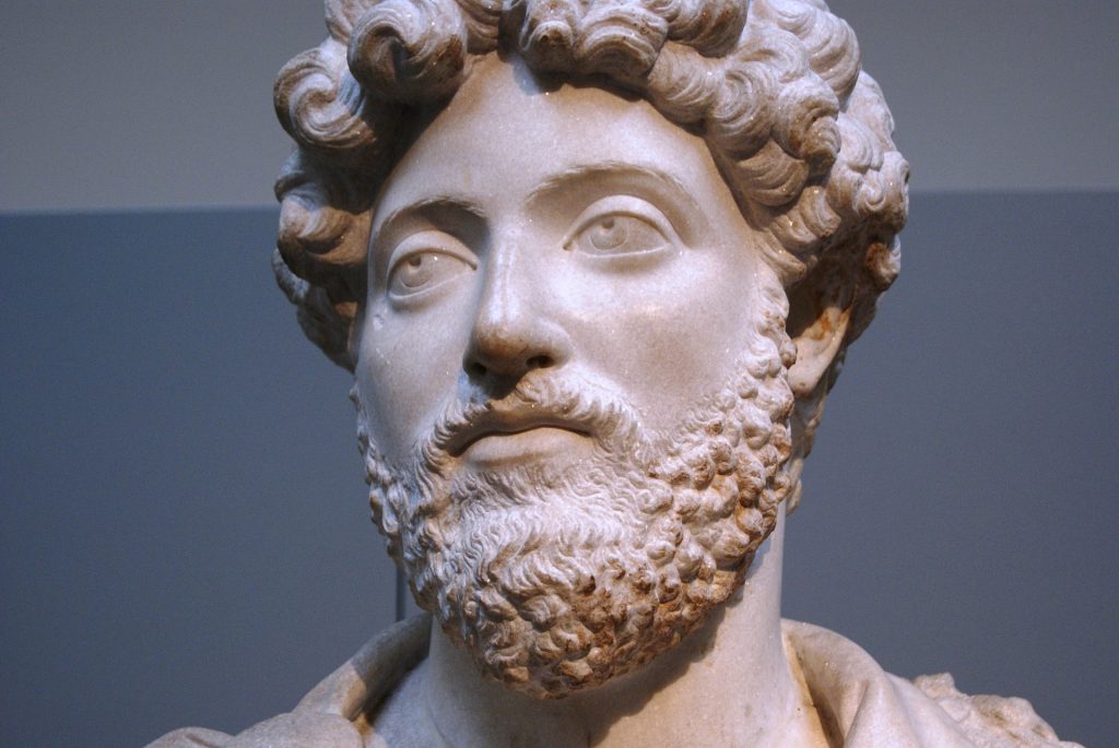 A statue of the Roman Emperor Marcus Aurelius